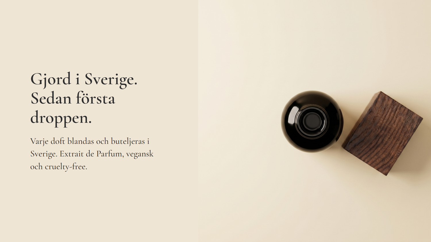 SCENTIR hero – Gjord i Sverige