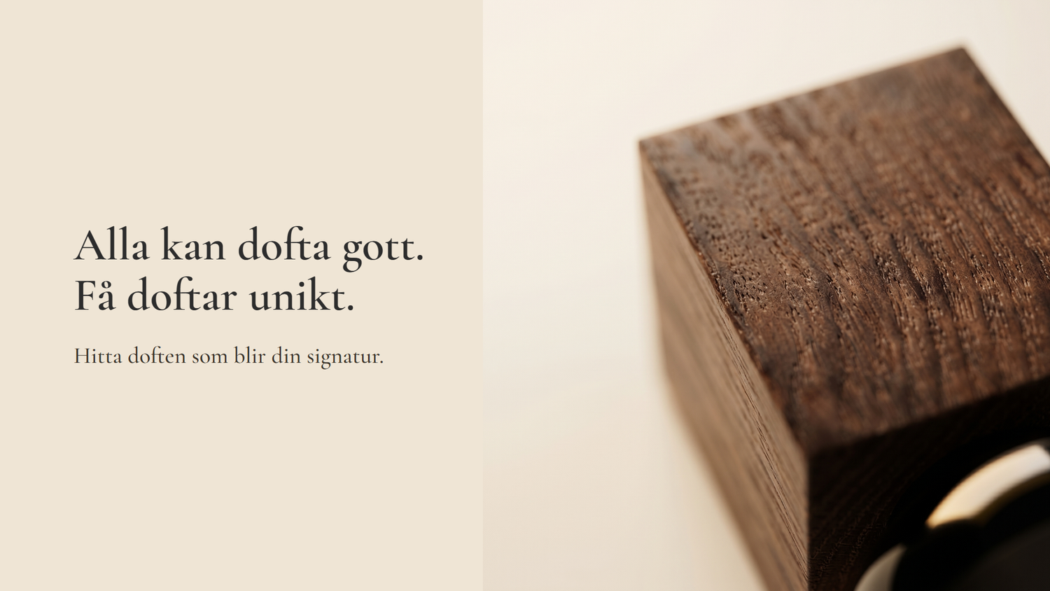SCENTIR hero – Alla kan dofta gott, få doftar unikt